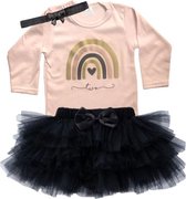 Verjaardagset-tutu-birthday-two-2 jaar-verjaardag-regenboog (mt 92)