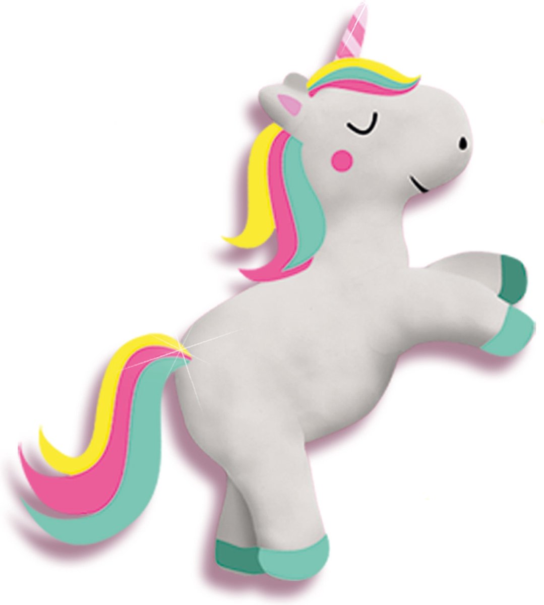 SES Creative - Unicorn Klei - Trendy Kleuren (4x90g) - Vegan en Glutenvrij - Herbruikbaar - Uitwasbaar - Vanaf 2 jaar — afbeelding 7