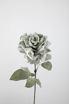 Kunstbloem - Hellebores - topkwaliteit decoratie - 2 stuks - zijden bloem - donkergroen - 74 cm hoog