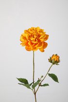 Kunstbloem - Hydrangea - Hortensia- topkwaliteit decoratie - 2 stuks - zijden bloem - groen - 70 cm hoog