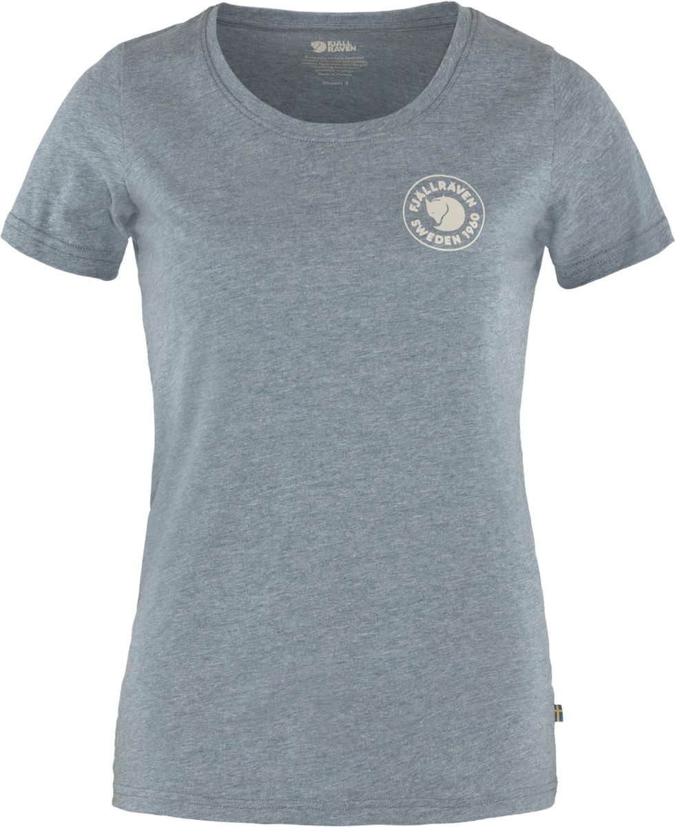 Fjallraven 1960 Logo T-shirt Women Outdoorshirt Dames Blauw