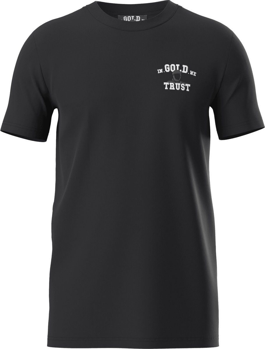 NOMAD® The Road IGWT x NOMAD T-shirt Heren | XS | Zwart | In Gold We Trust Shirt | Organisch Katoen
