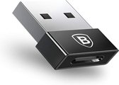 Baseus USB-A naar USB-C 3.1 Adapter  - Converter - USB A to USB C HUB - Zwart zwart (CATJQ-A01)