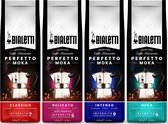 Bialetti Perfetto Moka Koffie proefpakket - 4 x 250 gram - Classico, Intenso, Delicato en Deca