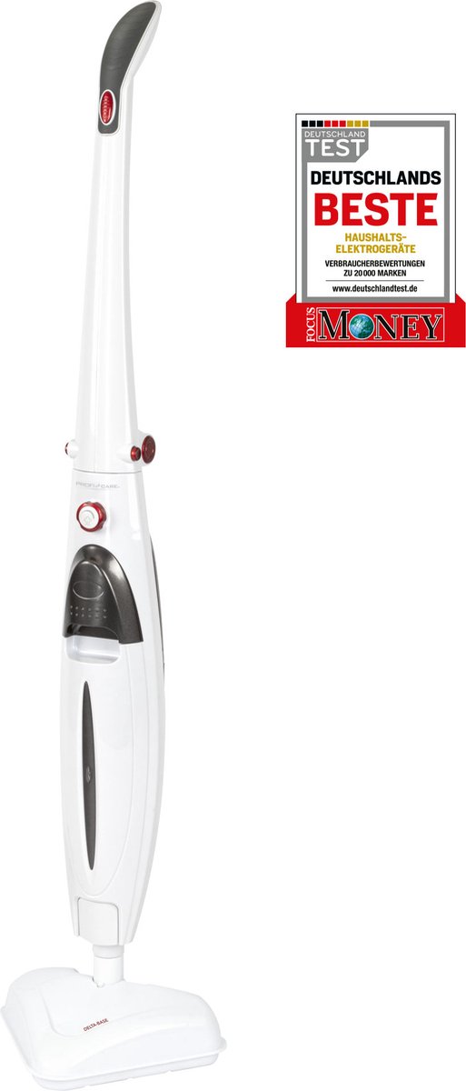 ProfiCare PC-DR 3093 - Stoommop - 1500 W - Antraciet, Wit