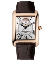 Frédérique Constant Carrée FC-310MC4S34 Horloge - Leer - Bruin - Ø 31.5 mm