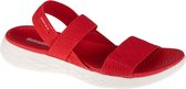 Skechers On The Go 600 Girls Trip 140026-RED, Vrouwen, Rood, Sandalen, maat: 35