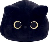 Zwarte Kat Knuffel | 50cm Kawaii Kussen | Kawaii Neko Plush | Kawaii Knuffel | Pluche Katten Knuffel | Zacht en Stretchy