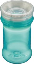 Vital baby - drinkbeker - oefenbeker - 360 graden - niet lekken en morsen - siliconen rand - BPA vrij - blauw / groen