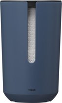 Tiger Tess - Porte-rouleaux papier toilette de réserve avec couvercle autoportante - Bleu / Noir