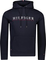 Tommy Hilfiger Hoodies Blauw Normaal - Maat L - Heren - Lente/Zomer Collectie - Katoen;Polyester