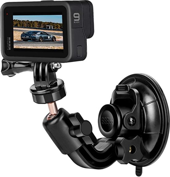 propeller Mew Mew Fraude Auto Zuignap Mount voor GoPro Hero 8 7 6 5 4 3 3+2 Sessie Zwart Actie Camera  Dash Cam... | bol.com