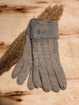Winter Handschoenen - Dames - Verwarmde - Speciaal grijs