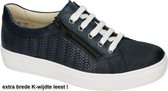 Solidus -Dames -  blauw donker - sneakers  - maat 36