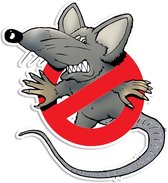 Muizenval - Dubbele muizenklem met SMS melding via Wifi - Muizenvallen voor binnen - zonder muizengif