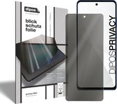 dipos I Blickschutzfolie klar kompatibel mit Motorola Moto G200 Sichtschutz-Folie Display-Schutzfolie Privacy-Filter (expres kleiner dan het glas omdat het gebogen is)