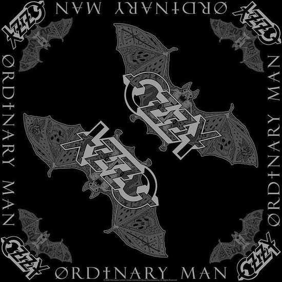 Ozzy Osbourne - Ordinary Man Bandana - Zwart