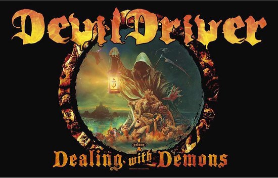 DevilDriver - Dealing With Demons Textiel Poster - Multicolours