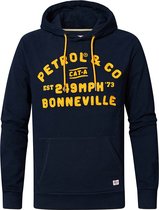 Petrol Industries - Heren Hoodie met logoartwork - Blauw - Maat XXXL