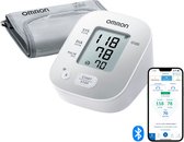 Bol.com OMRON X2 Smart Bloeddrukmeter Bovenarm - Blood Pressure Monitor met Hartslagmeter – Onregelmatige Hartslag - met Mobiele... aanbieding