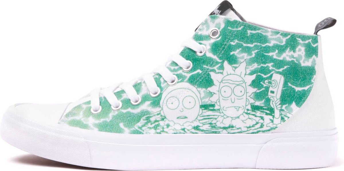 Akedo Rick & Morty Heads white sneakers Limited Edition maat 41