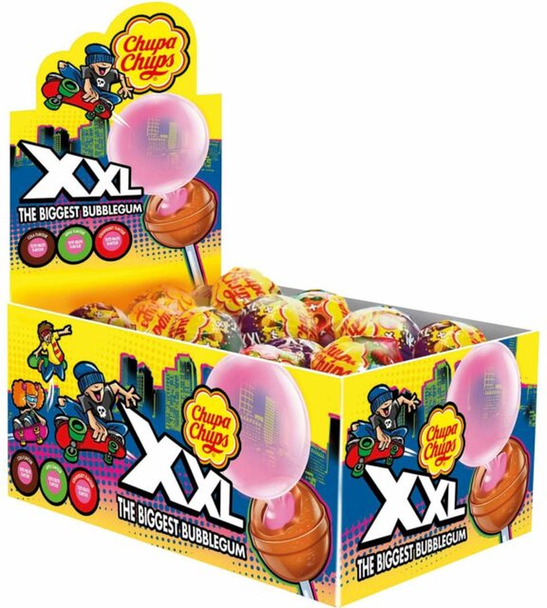Chupa Chups Bubblegum XXL - 25 stuks