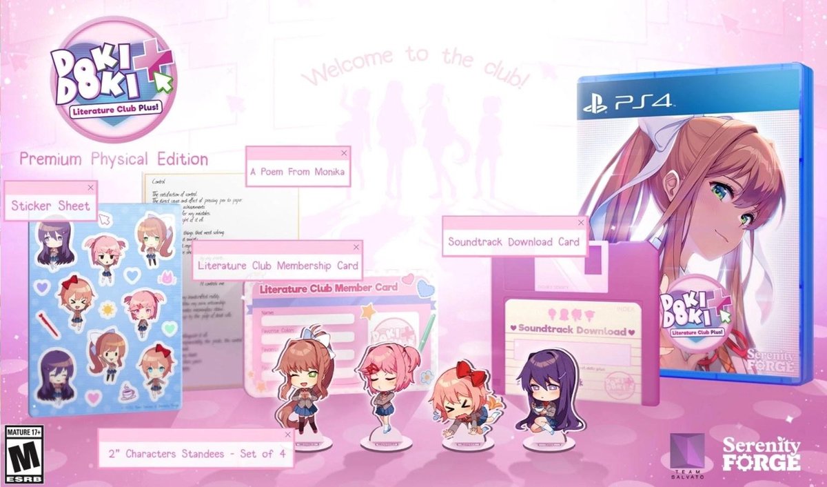 Doki Doki Literature Club Plus! Premium Physical Edition