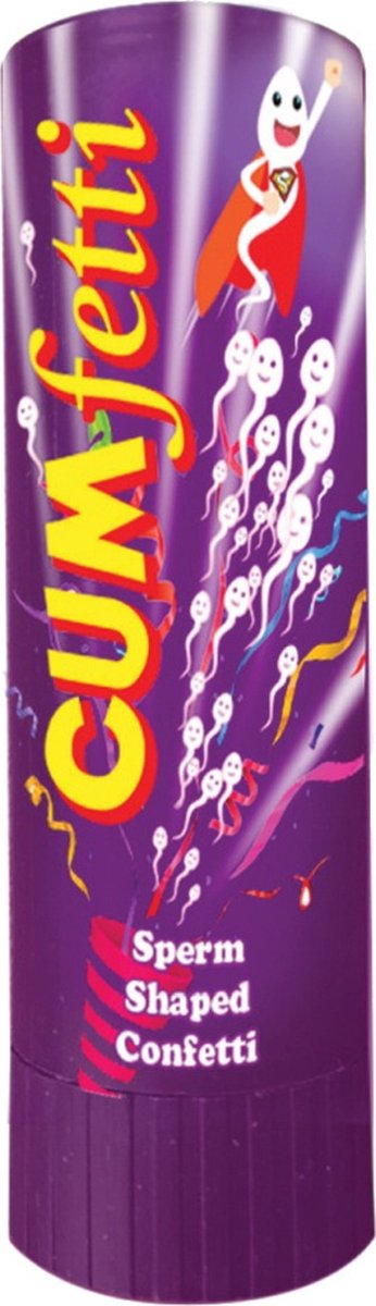Cumfetti Sperm Shaped Confetti Party Popper