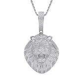 HipHop Necklace + Pendant Lion Head