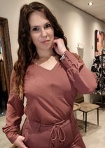 Only Carmakoma top Carmette roze/paars maat 44