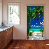 Fotobehang voor deuren - Photo wallpaper - Island, beach I.