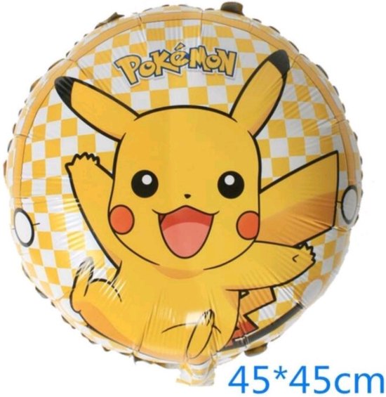 Pokemon 2x  Folie Ballon 18 inch ongeveer 45 cm
