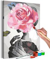 Doe-het-zelf op canvas schilderen - Rose and Fur.