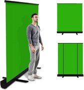 Luxiqo® Green Screen - Achtergronddoek - Greenscreen - Fotografie - Doek - Fotokader - Inklapbaar - Studio - 2 meter - Portret - Draagbaar