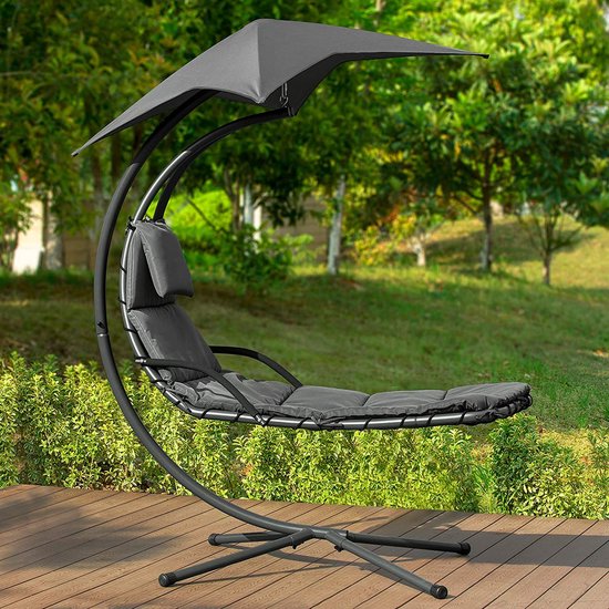 Chaise longue avec parasol Sun Canopy Chaise suspendue Moderne Lounge  Capacité de... | bol