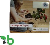 Nemaplus depot - Steinernema feltiae aaltjes- voor max 20 kamerplanten - bestrijd larven van varenrouwmug - rouwvliegjes - rouwvliegjes bestrijden - varenrouwmug - 100% Biologische