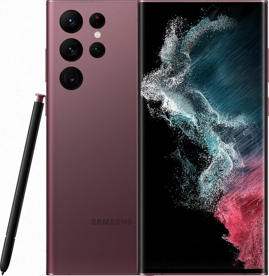 Samsung Galaxy S22 Ultra 5G - 128GB - Burgundy