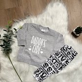 Sweater baby - Daddy's Girl - Grijs - Maat 68