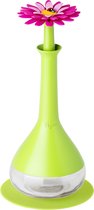 VIGAR " Flower Power " Glazen oliedispenser (275 ml) | Glazen oliefles | olijfolie-dispenser met schenktuit | olie- of azijndispenser | met anti-soiling cap | 7020