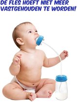 Blend In - Hands Free - Babyfles - Anti-Colic Babyfles - Met AirFree Ventiel - 150 ml - 1 Stuks - Handenvrij