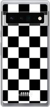 6F hoesje - geschikt voor Google Pixel 6 Pro -  Transparant TPU Case - Checkered Chique #ffffff