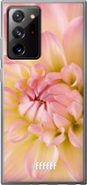 6F hoesje - geschikt voor Samsung Galaxy Note 20 Ultra -  Transparant TPU Case - Pink Petals #ffffff