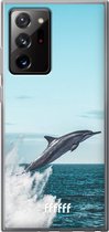 6F hoesje - geschikt voor Samsung Galaxy Note 20 Ultra -  Transparant TPU Case - Dolphin #ffffff