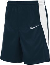Nike team basketball stock short junior navy wit NT0202451, maat 140