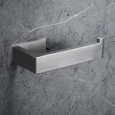 Wc-Houder | Toilethouder | Edelstaal | 14,4 x 7,3 x 4 Cm | Zelfklevend