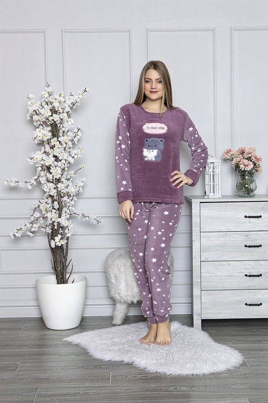 Pyjama de Luxe pour femme Sophia Mila | Set 2 pièces | Manches longues |  Pyjamas Dames... | bol