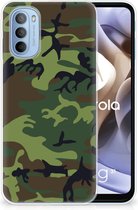 GSM Hoesje Motorola Moto G31 | G41 Smartphonehoesje Camouflage