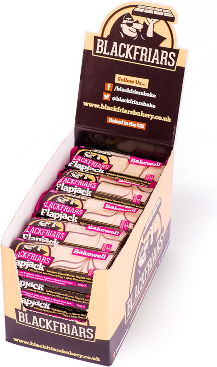 Goedkoopste Flapjacks 25x 110gr Bakewell