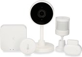 Ksix Smart Home Kit Zigbee Home Automation WiFi (5 stuks) Wit - Domotica systeem - Smart home apparaten - Zigbee sensor - Beveiligingscamera