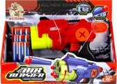 Mega Creative - Air Blaster Pistool - Dartpistool met 9 Schuimkogels - Geweer - Pistool
